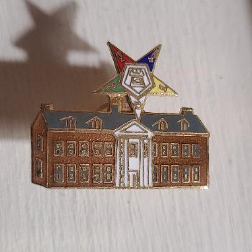 Masonic Order Of The Eastern Star Vintage Lapel Pin